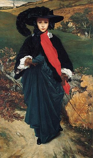 Frederick Leighton Portrait of May Sartoris